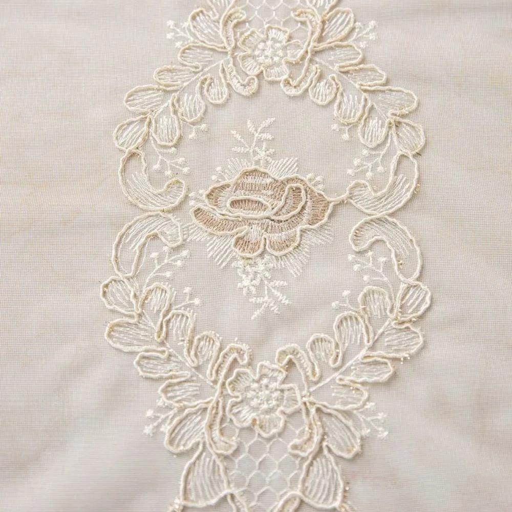 Elyvia Embroidered Classic Sheer Lace Curtain by Casa & Beyond