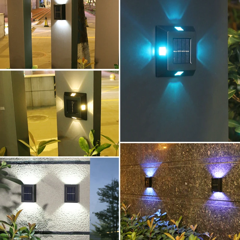 Solar Wall Lamp for Outdoor Areas by Bowlift