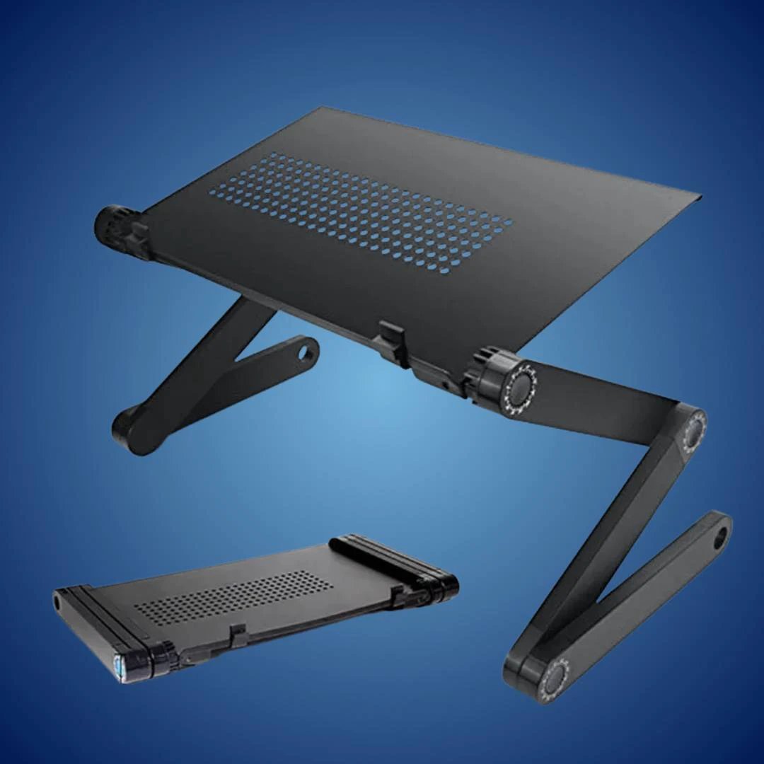 ErgoElevate Adjustable Laptop Stand | for Bed - Couch - Desk - Cooling Function for Comfort and Productivity Bowlift by Bowlift