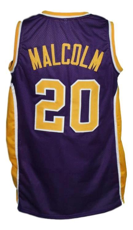Malcolm Jersey #20 Denver Rockets Aba Basketball New Sewn Purple by My store basketball
