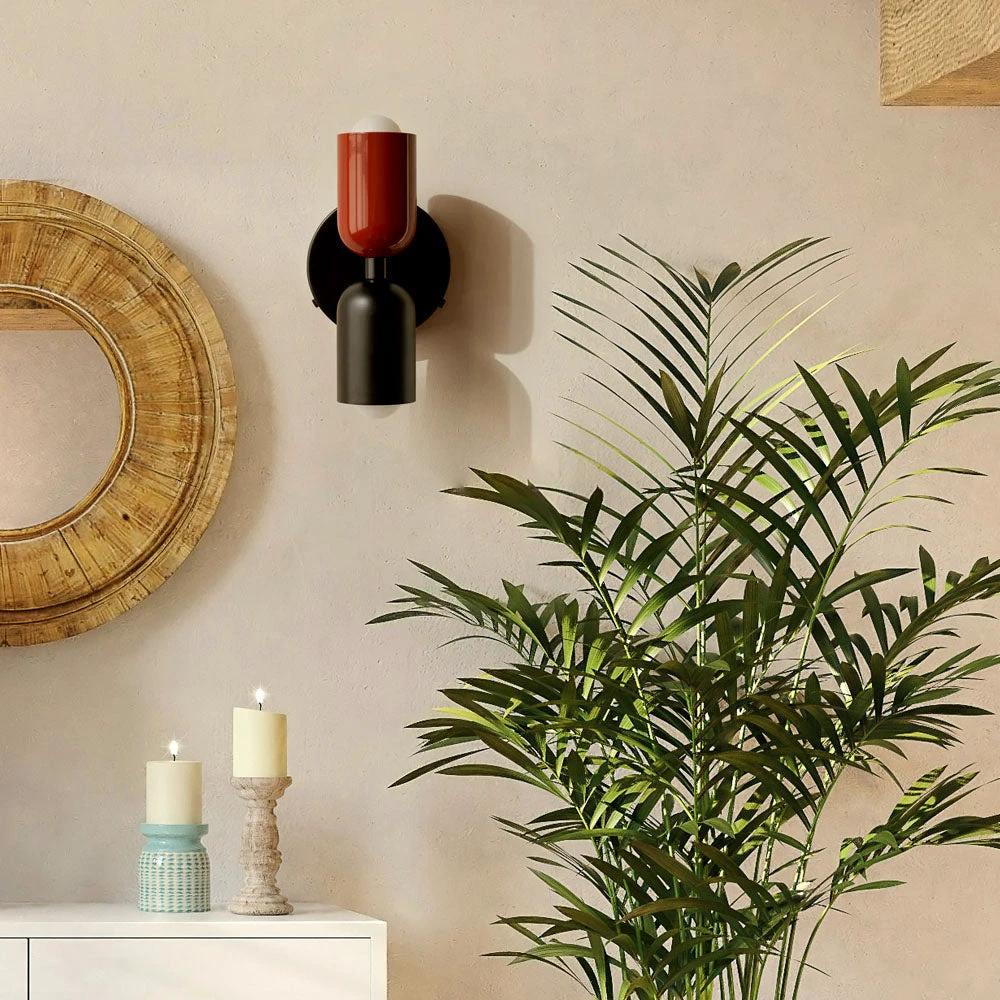 Modern Vintage Double-Headed Utility Room Wall Light - Stylish Illumination for Contemporary Spaces by BowLift