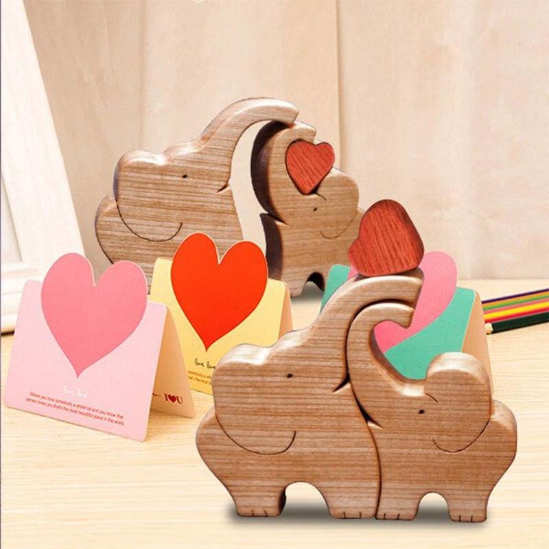 Decoration made of plush animals from hand-carved wood by Bowlift