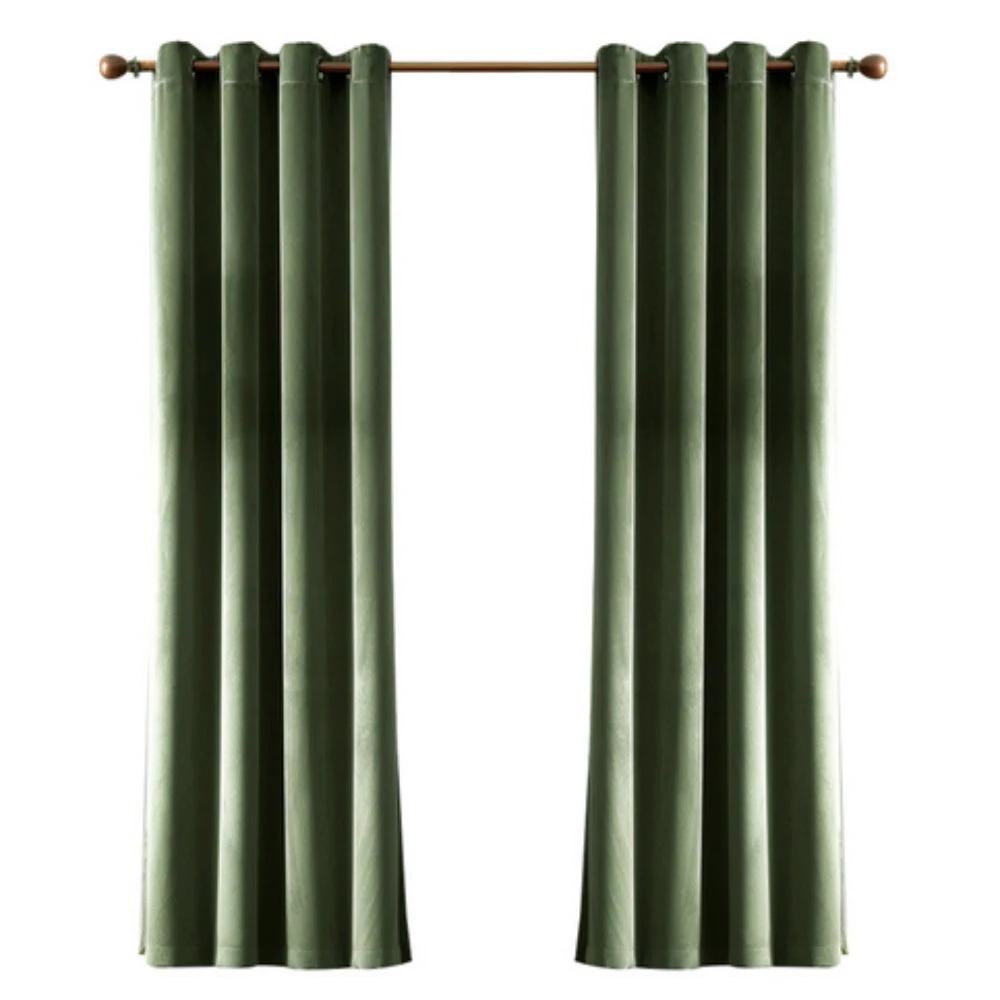 Elegant Soft Velvet Curtain Drapes by Casa & Beyond