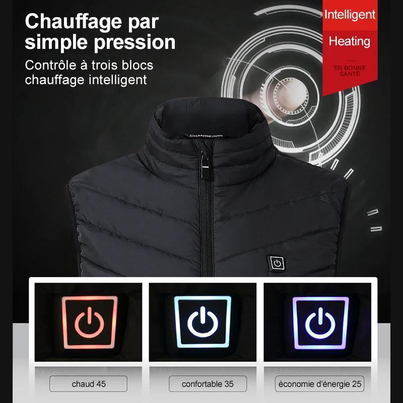 Men's heated vest insulated by Bowlift