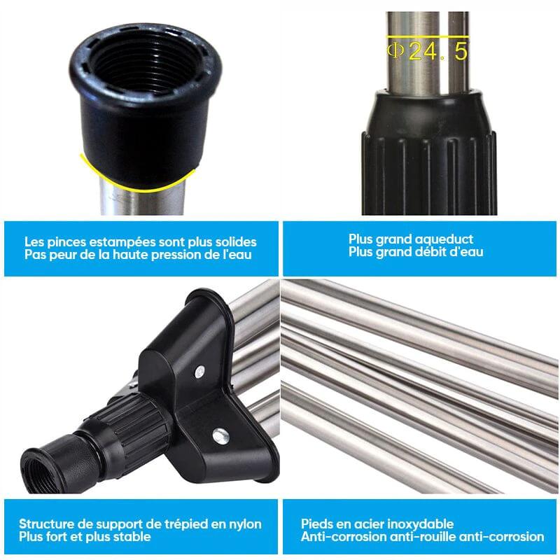 Tripod rotation compensation by Bowlift