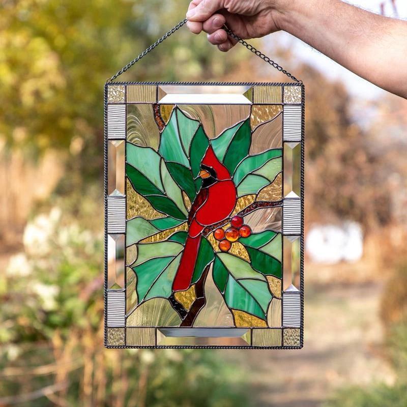 Rectangular window hang decorations from Birds by Bowlift
