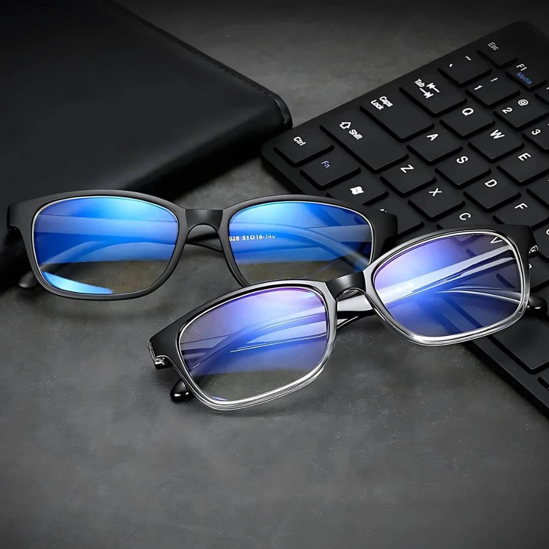 VisionGuard Blue Light Glasses | Eye Strain Relief - Sleep Improvement - Computer screen glasses - Anti-Reflective Coating Bowlift by Bowlift