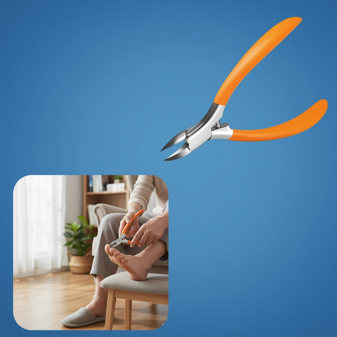 Precision for Thick & Ingrown Nails – Rust-Proof Stainless Steel Curved Blade + Magnetic Cover – Safe Grooming Bowlift by Bowlift
