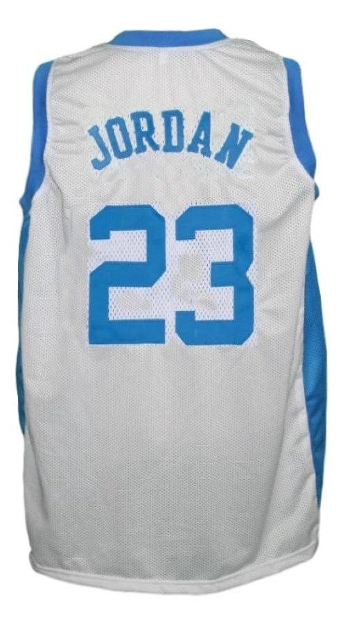 Michael Jordan Jersey #23 North Carolina College Basketball White by My store basketball