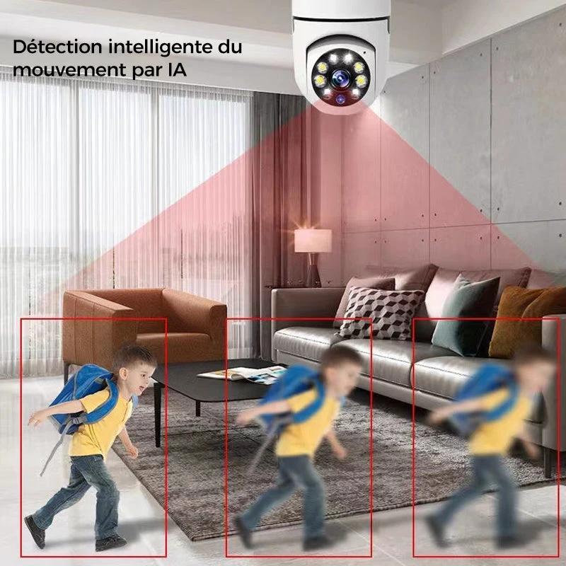 Wireless security camera without cables with light bulb by Bowlift