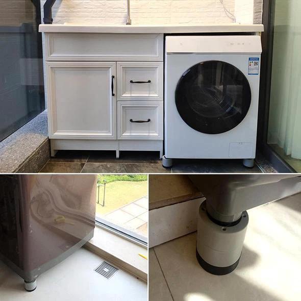 Non-slip and sound-absorbing washing machine feet by Bowlift