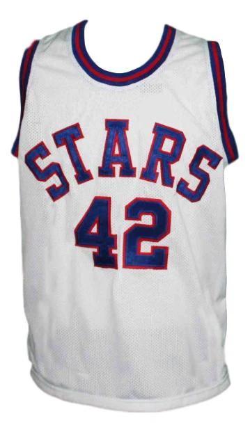Willie Wise Jersey #42 Utah Stars Retro 1972 Basketball New Sewn White by My store basketball