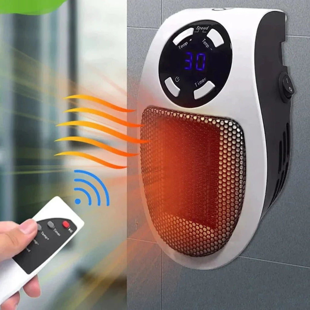 WarmFlow portable heater with adjustable thermostat Bowlift by Bowlift