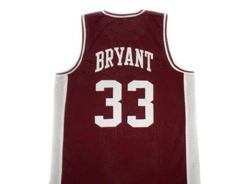 Kobe Bryant Jersey #33 Lower Merion High School Basketball Maroon by My store basketball