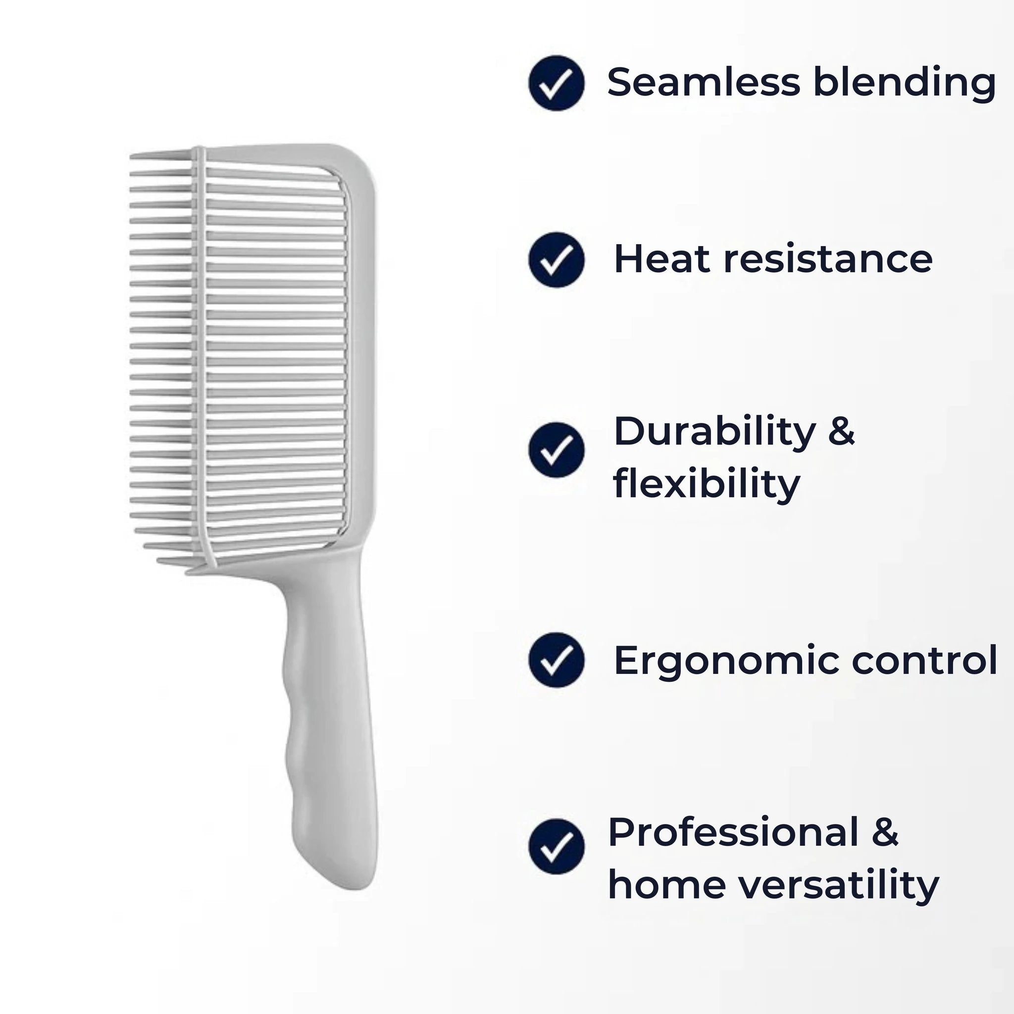 Heat-Resistant Hair Blending Tool – Flexible Durable Plastic – Professional Barber & Home DIY Haircut Styling Bowlift by Bowlift