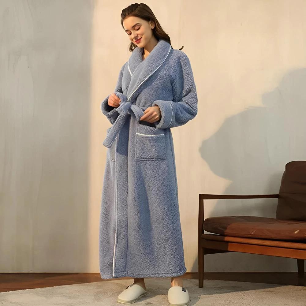 Sherpa Comfort Bathrobe by Casa & Beyond