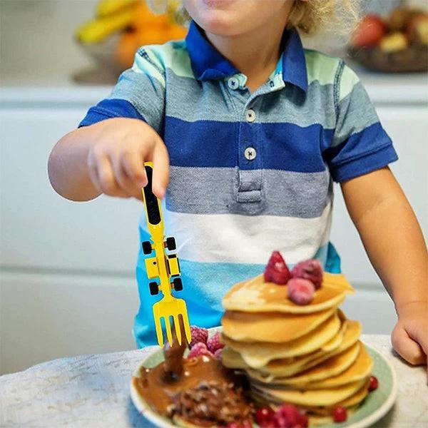 Bulldozer Children's Dinner Set by BowLift