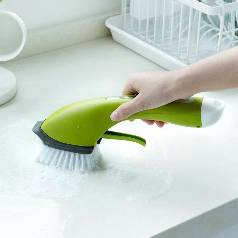 Cleaning brush with long handle by Bowlift