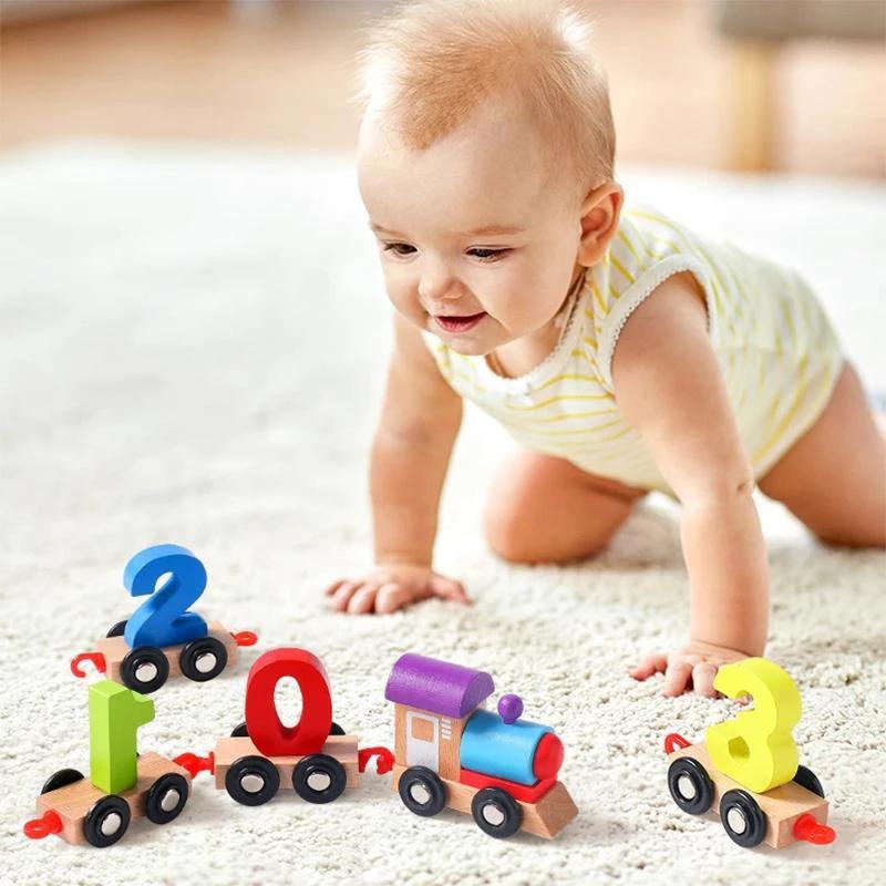 Digital Wooden Pull Toy by Bowlift