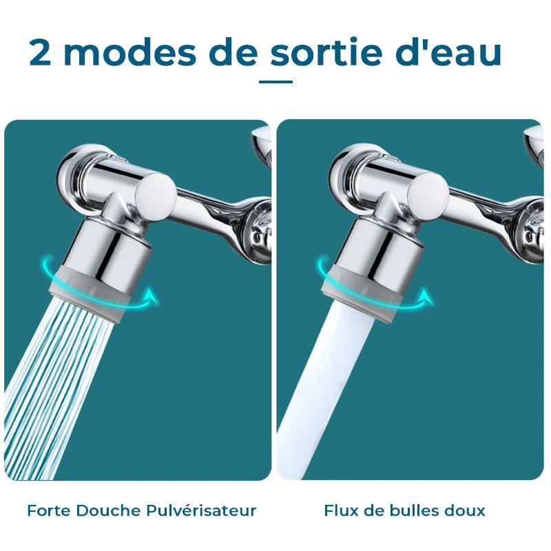 Multifunctional swivel extension faucet by Bowlift
