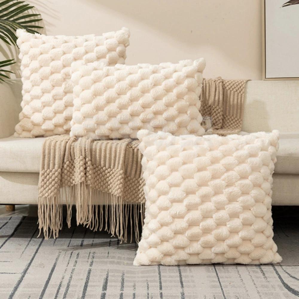 Plush Marshmallow Cushion Cover by Casa & Beyond