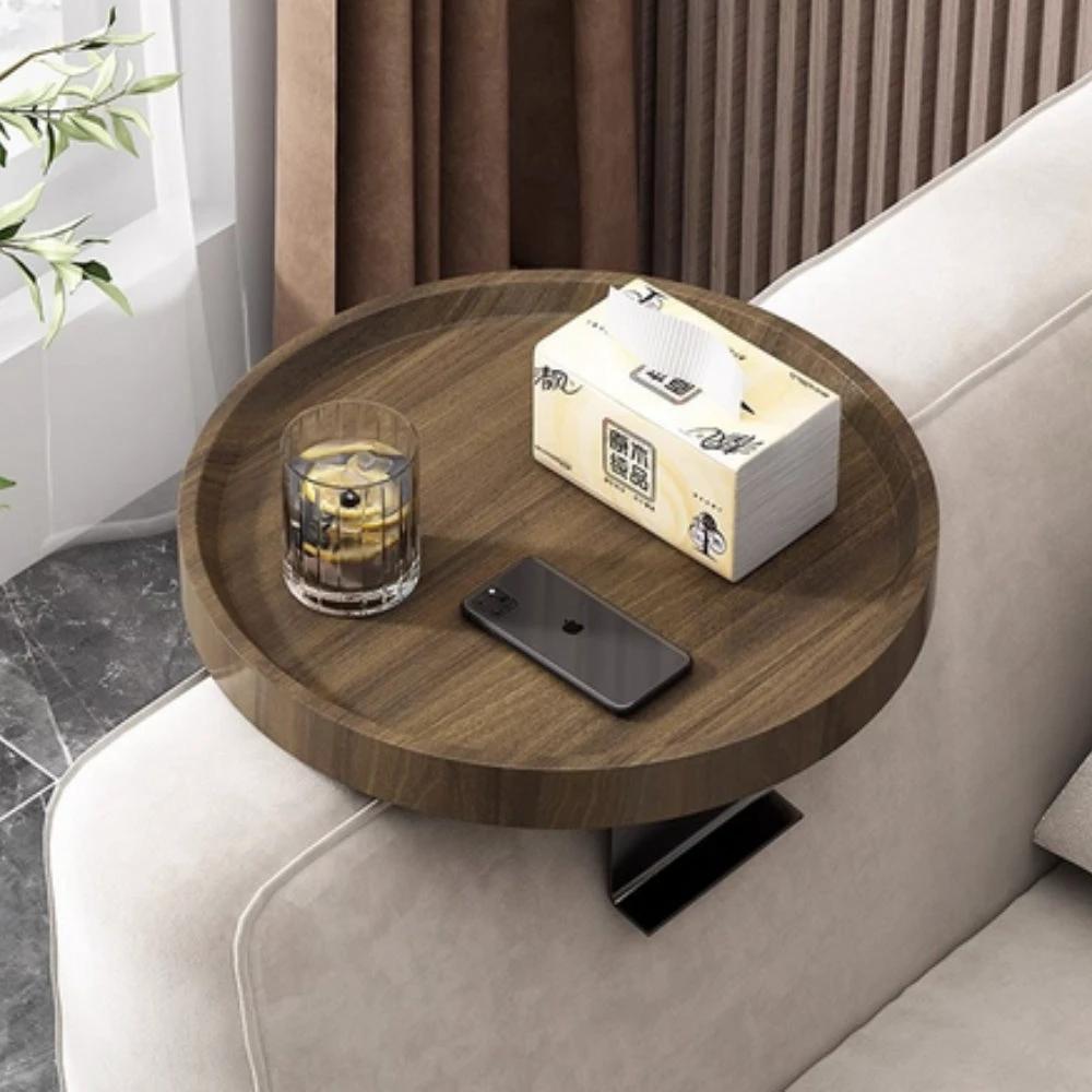 Sofa Armrest Walnut Tray by Casa & Beyond