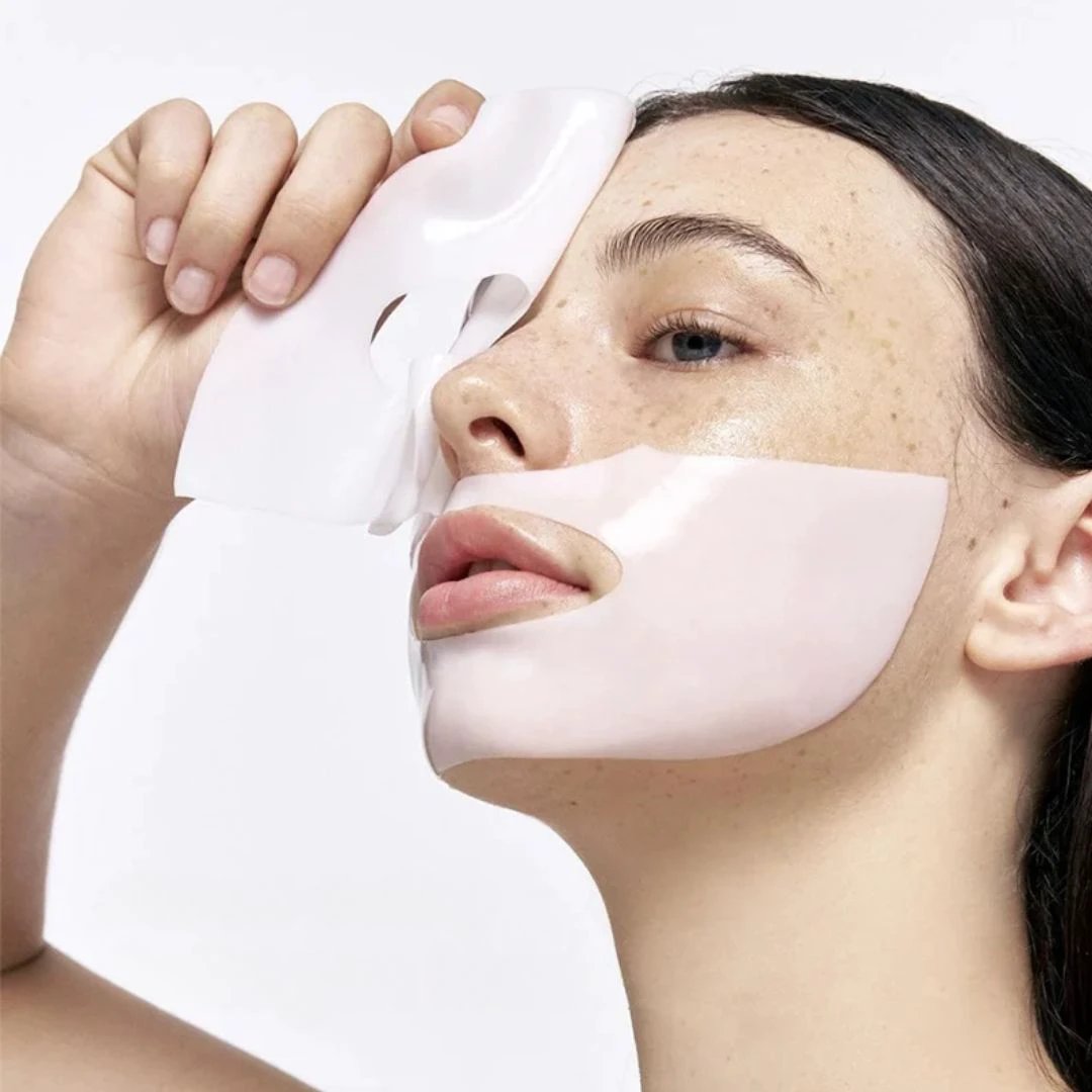 Dermaglow | Collagen Sheet Mask – Overnight Hydration – Hydrogel – Mature & Dry Skin Bowlift by Bowlift
