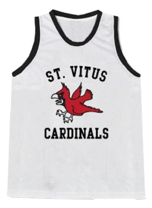 Jim Carroll Jersey #8 Di Caprio St Vitus Basketball Diaries Sewn White by My store basketball