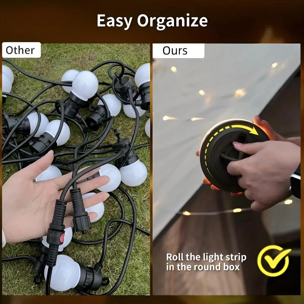 Roll & Glow Camping String Lights by Casa & Beyond
