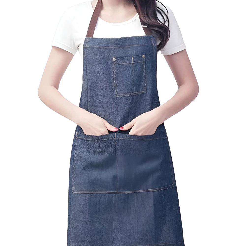 Adjustable Denim Apron by Casa & Beyond