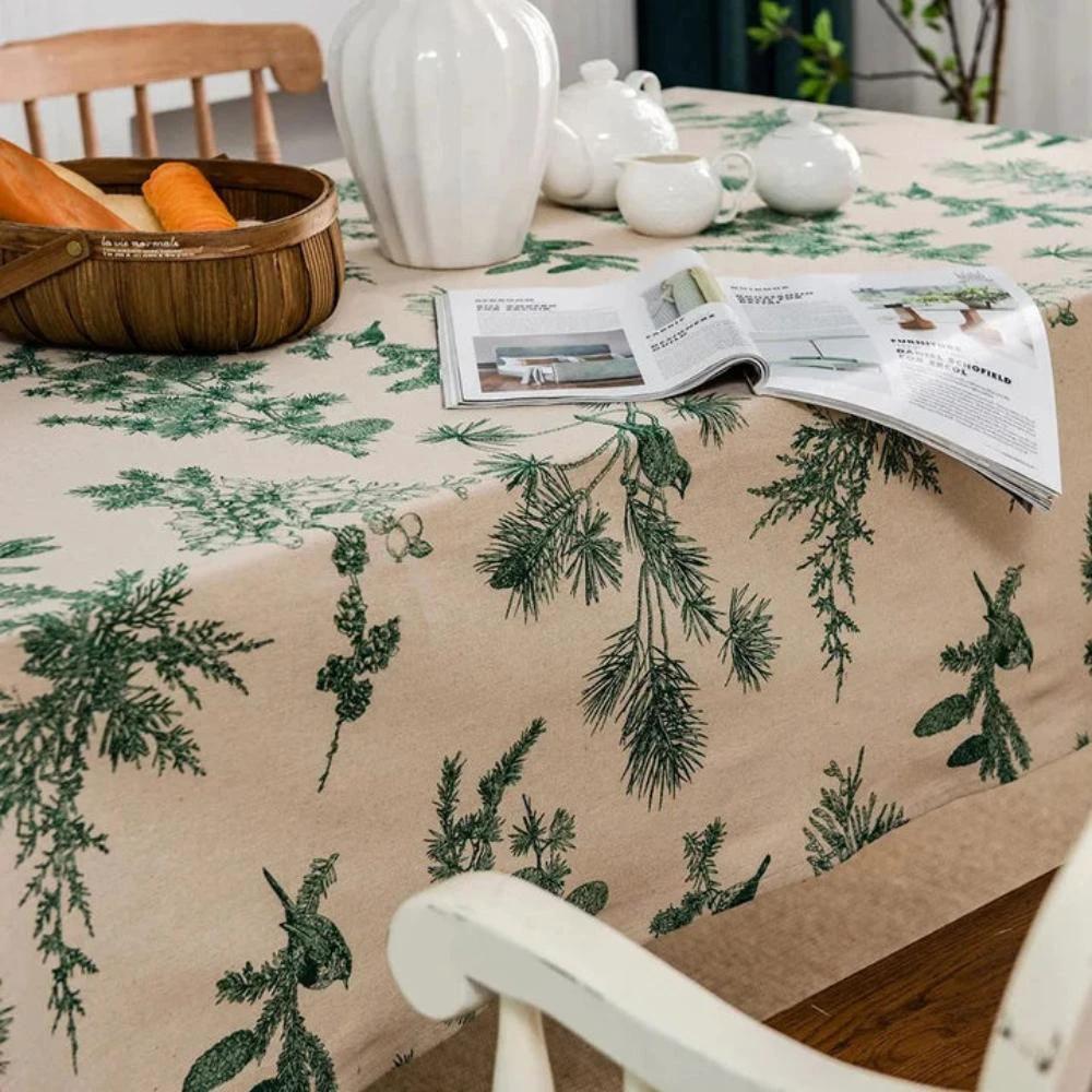 Pine Grove Cotton Dining Cloth by Casa & Beyond