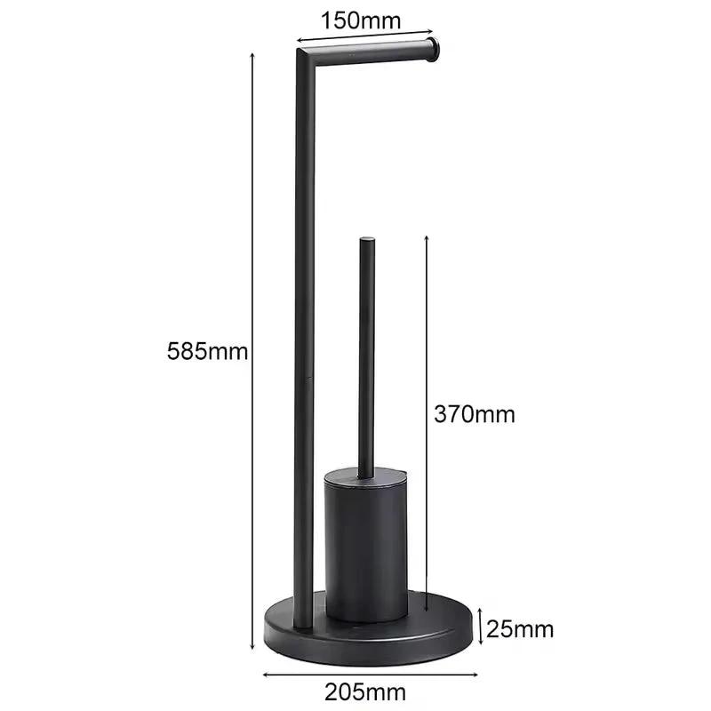 CleanStand Freestanding Toilet Paper Holder with Brush Bowlift by Bowlift