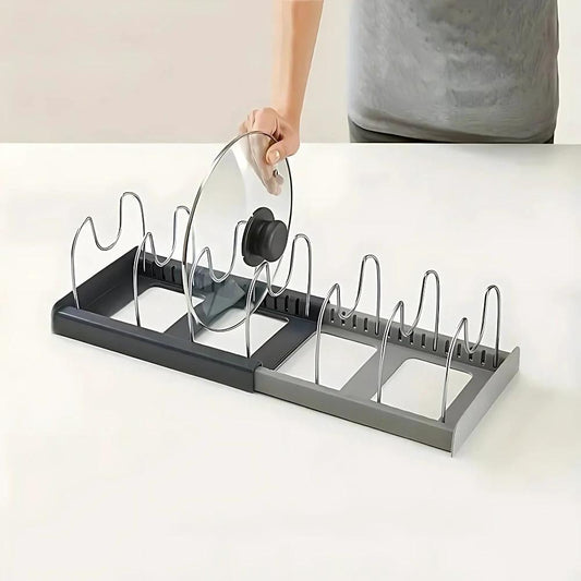 Expandable Pot and Pans Organizer Rack by Casa & Beyond