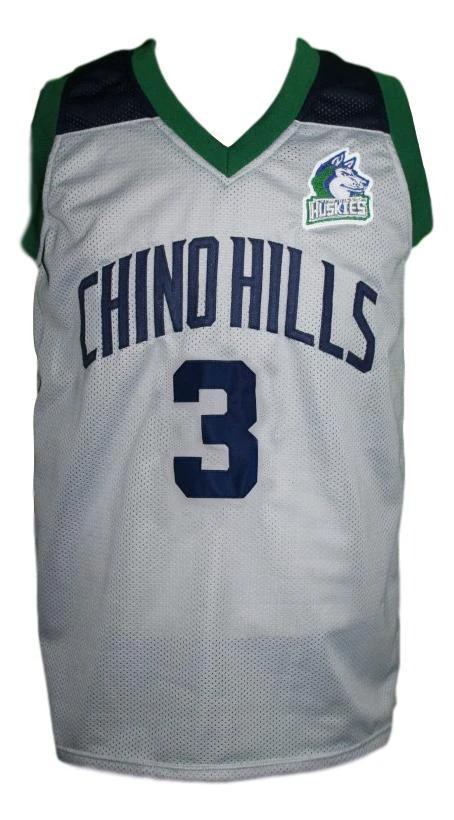 Liangelo Ball Jersey #3 Chino Hills Huskies Basketball Grey by My store basketball