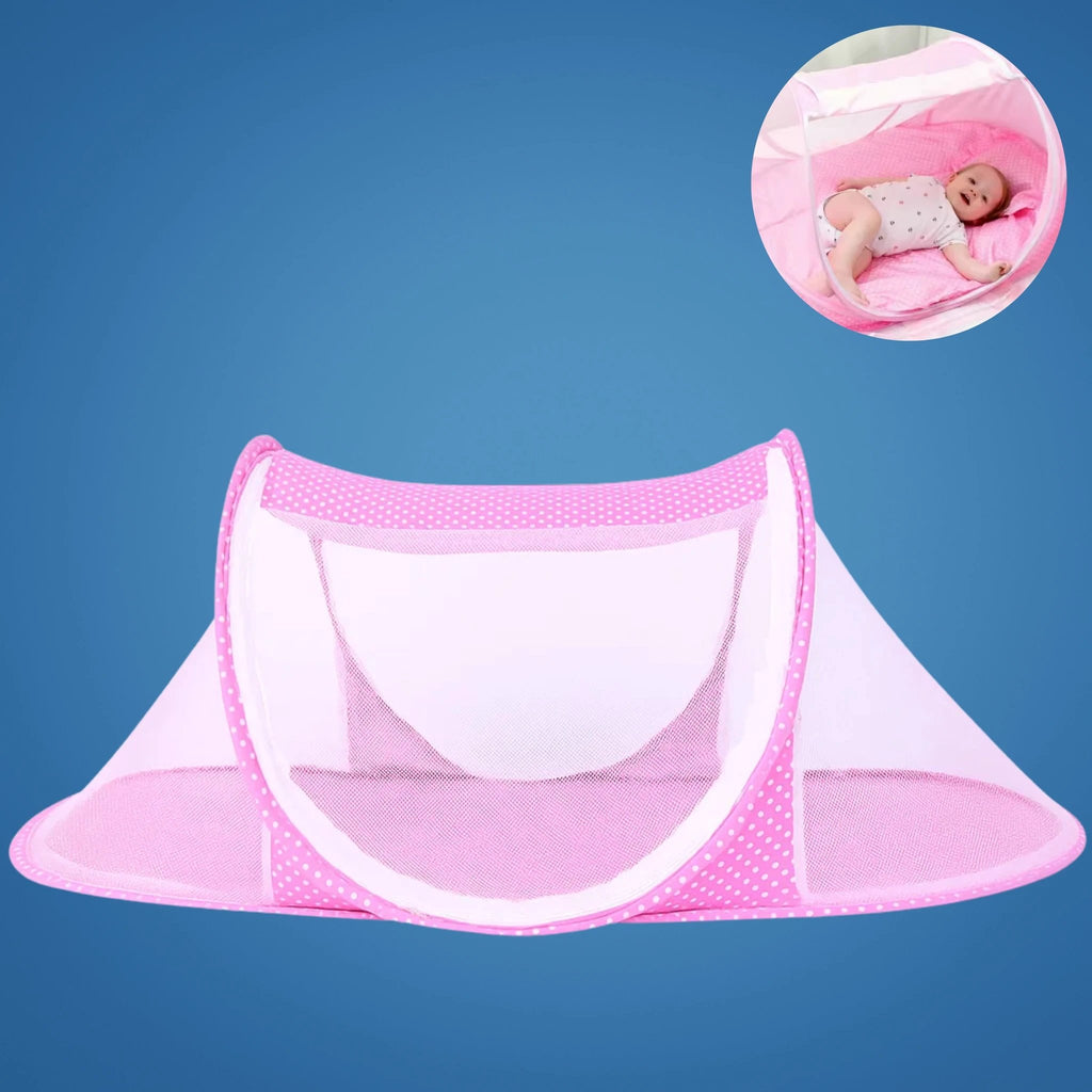 SleepSafe | Baby Travel Bed – Pop-Up Mosquito Net – Breathable Mesh – Infant Outdoor Sleep Bowlift by Bowlift