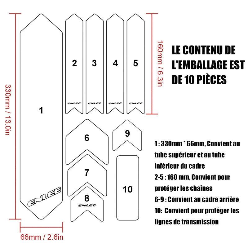 Protective sticker for the bicycle by Bowlift