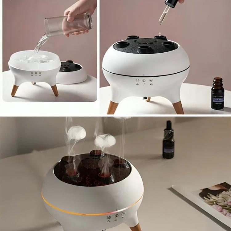Quiet LED Jellyfish Effect – Remote Control – Relieves Dry Skin & Congestion for Peaceful Sleep & Relaxation Bowlift by Bowlift