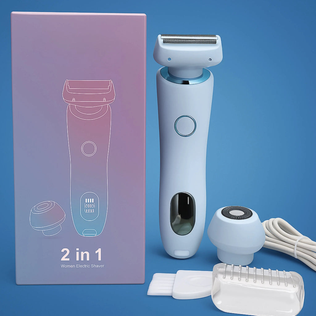 Irritation-free Gentle Shave – Waterproof Wet & Dry – Precision Head – Women with Sensitive Skin Bowlift by Bowlift