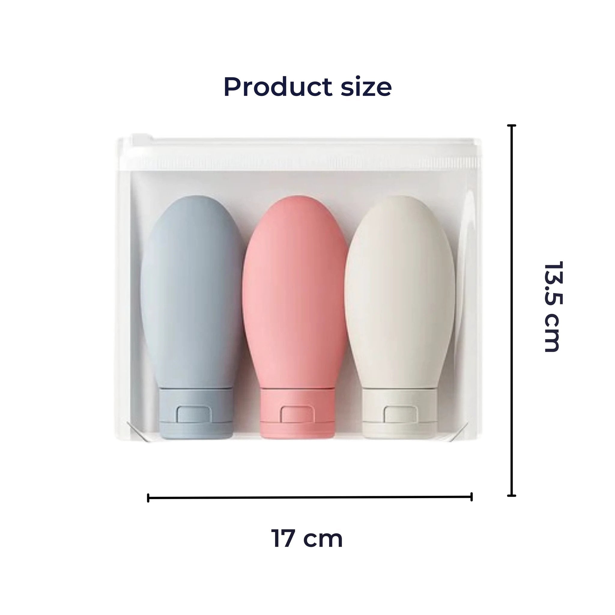 Leak-Proof Silicone – 60 ml Refillable – Ideal for Carry-On Trips Bowlift by Bowlift