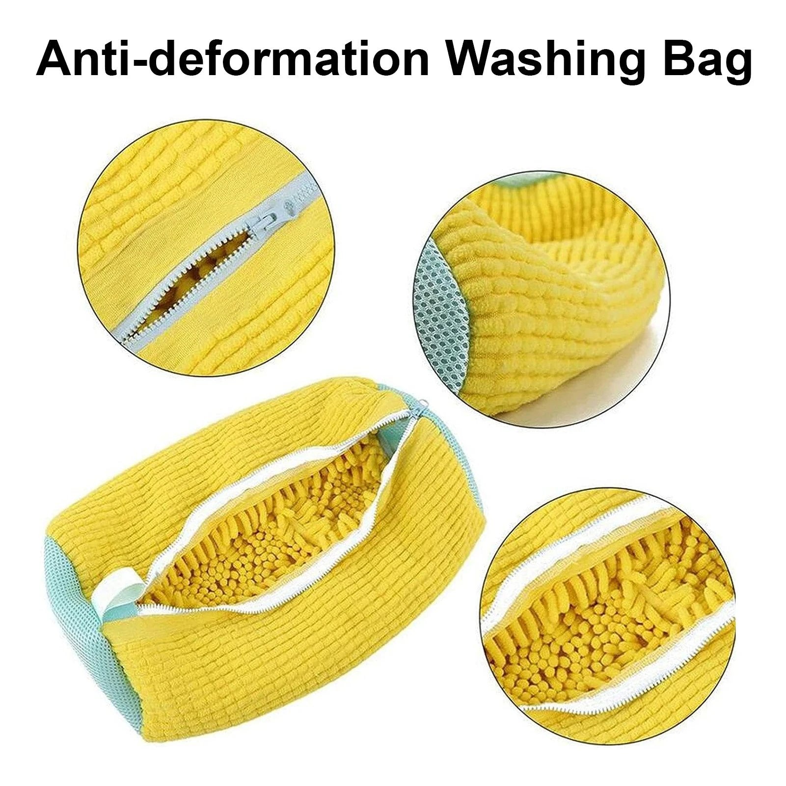Zippered Shoe Laundry Bag - Reusable and Portable Washing Machine Shoe Washing Bag for all kind of Shoes Bowlift by Bowlift