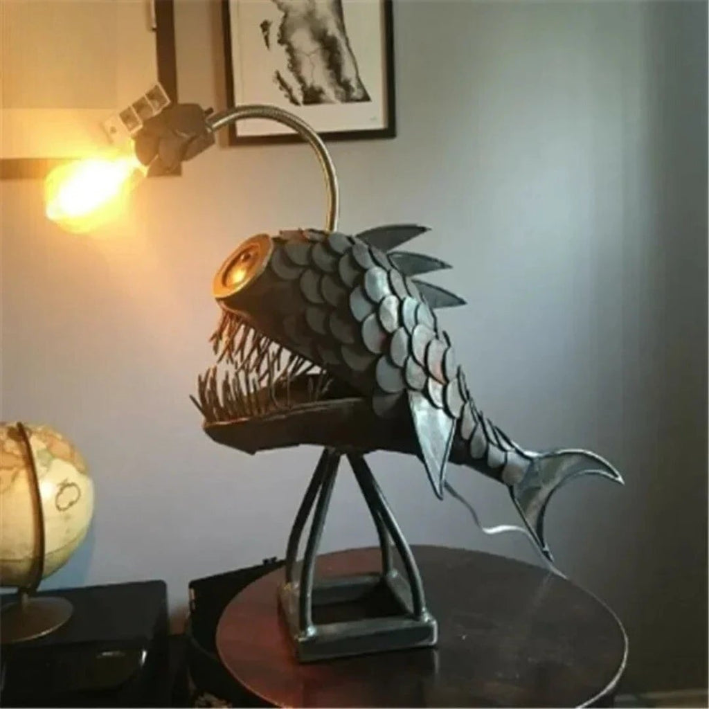 Glowfish Retro Table Lamp Bowlift by Bowlift