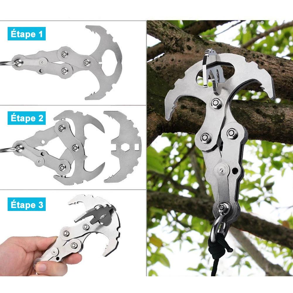 Ciaovie Collapsible Gravity Hook Made of Stainless Steel by Bowlift