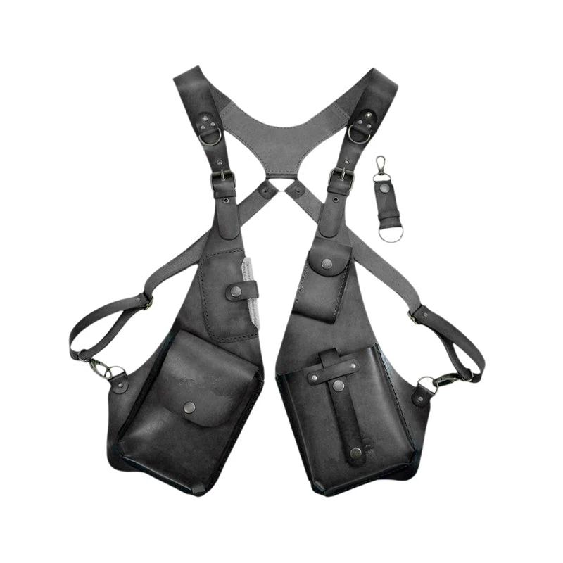 Medieval Steampunk Retro Shoulder Bag with Shoulder Strap by BowLift