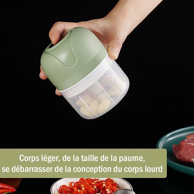 Electric garlic mills with USB battery by Bowlift