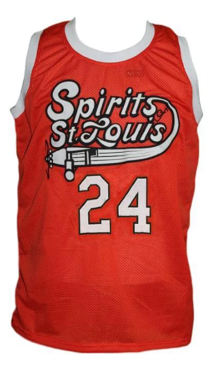 Marvin Barnes Jersey #24 Spirits Of St Louis Aba Basketball Orange by My store basketball