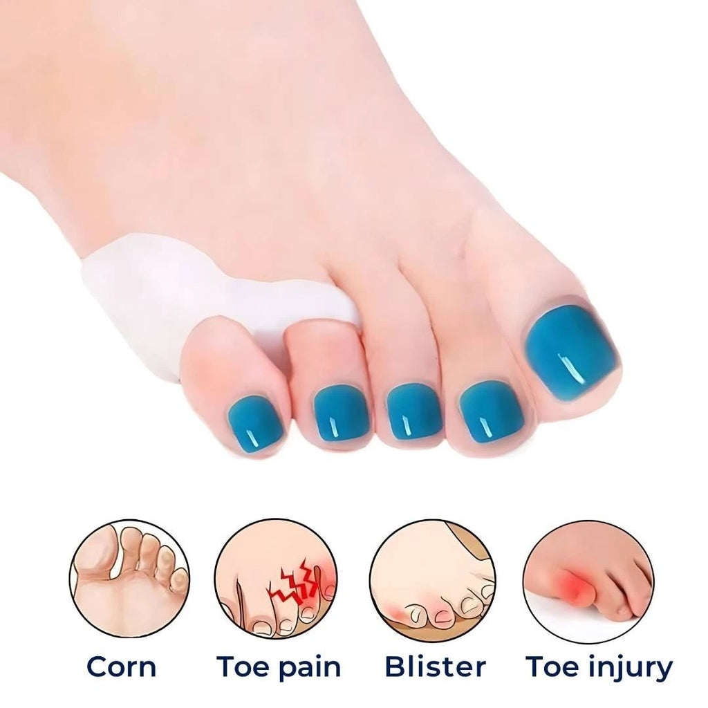 ToeGuard Orthopedic Toe Spacers | Bunionette Corrector - Little Toe Straightener - for Bunions - Hammertoe and Toe Alignment Bowlift by Bowlift