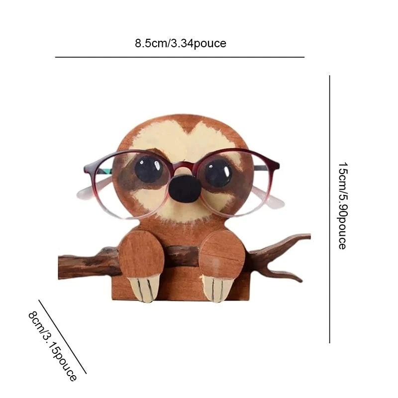 Cute wooden glasses case in animal shape by Bowlift