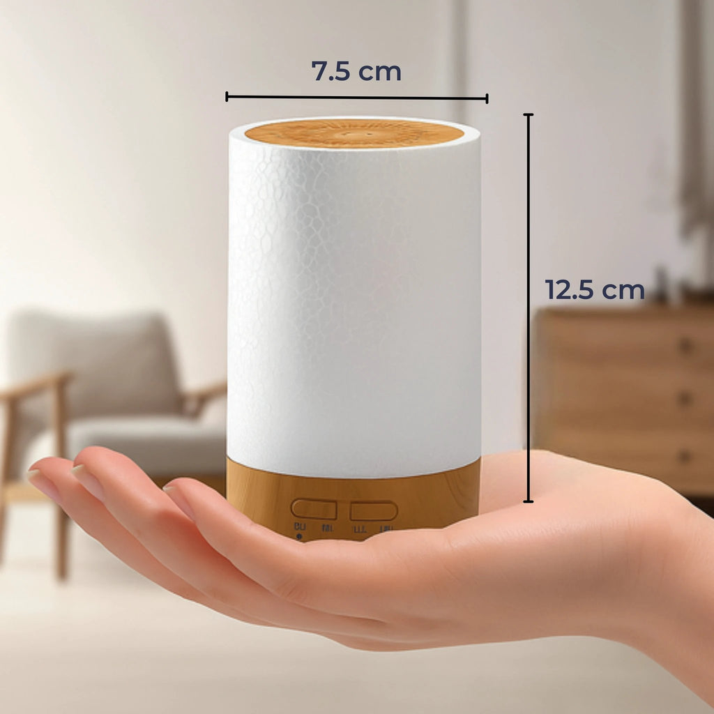 Essential Oil Diffuser with LED Night Light – Quiet Cool Mist – Bedroom & Home Relaxation Bowlift by Bowlift