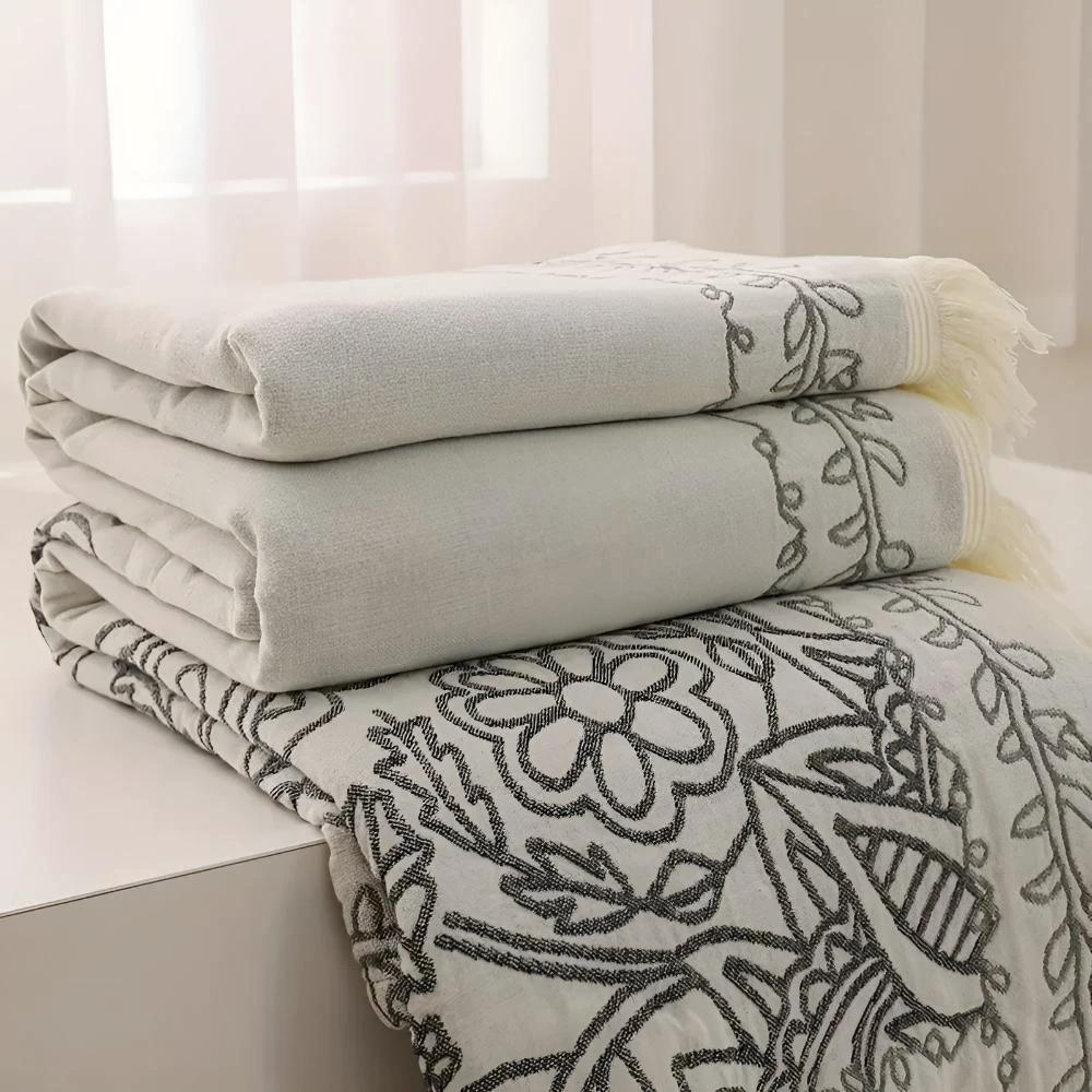Scandi Chic Cotton Blanket by Casa & Beyond