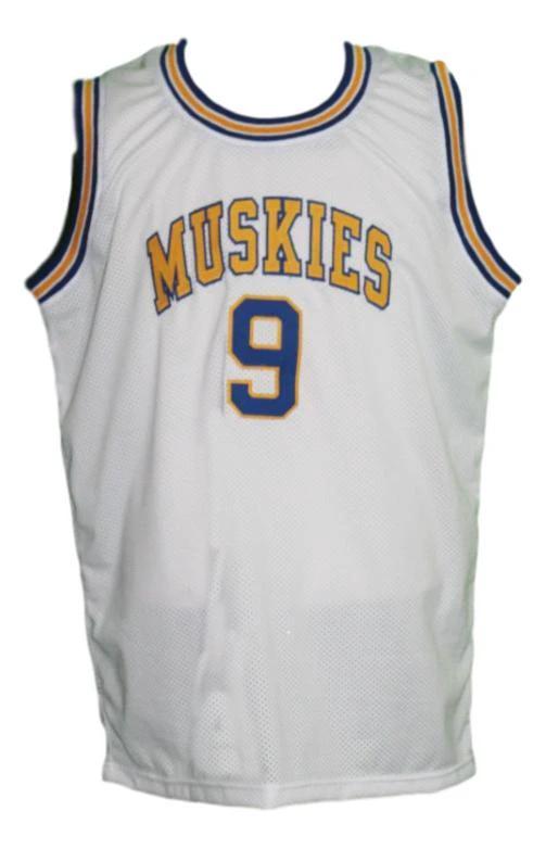 Ricky Rubio Jersey #9 Minnesota Muskies Aba Basketball Sewn White by My store basketball